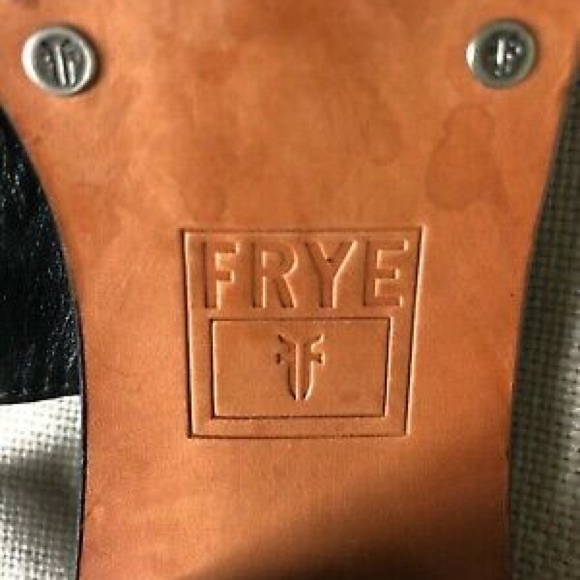 Frye Sandals Black Leather Harness Brielle - Picture 7 of 8